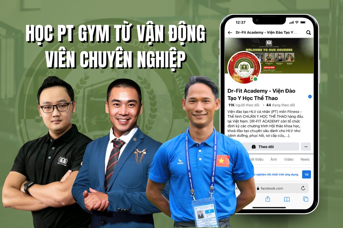Học PT Gym Từ Vận Động Viên Chuyên Nghiệp