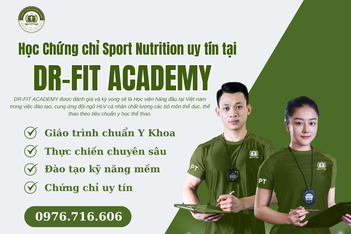 Chứng chỉ Sport Nutrition uy tín