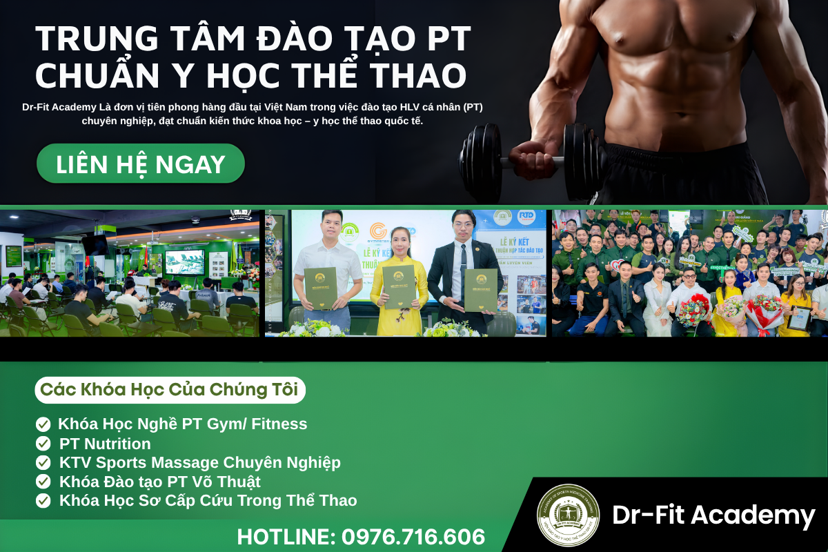 Đào tạo PT gym chuẩn quốc tế